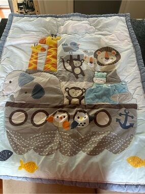 Lambs & Ivy Noah’s Ark 3pc Crib Set